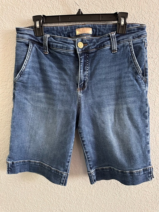 Kut from the Kloth Pants - Kut From The Kloth Natalie Bermuda Shorts Women’s 12 Dark Wash Stretch Denim